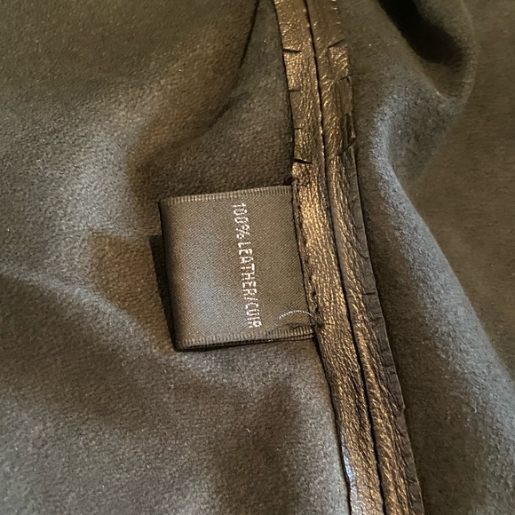 Lafayette 148 Genuine Leather Shirt - Picture 8 of 12